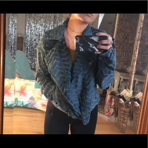 Free people jean jacket size 6